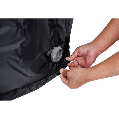  MSpa Duet Round DWF Bubble Spa With Thermal Cover 245 Gal 138 Electric 110 Volt AC Inflatable Hot Tub