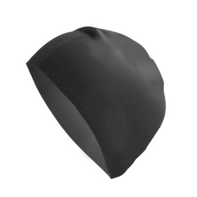  Unique Bargains Women's Silicone Solid Color Swim Cap 1 Pc
