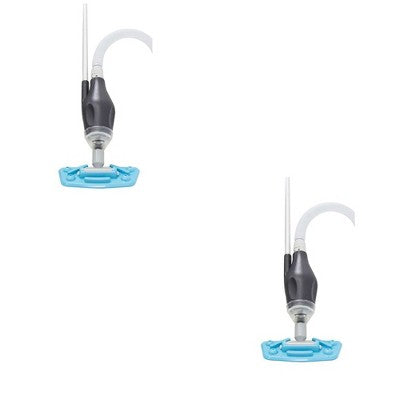  Kokido Skooba Max Swimming Pool Handheld Vacuum Cleaner, Gray (2 Pack)