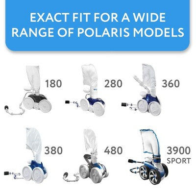  Impresa Pool Sweep Tail Scrubber - 10 Pack - Compatible With Polaris Vac-Sweep Pool Cleaner Hose Tail
