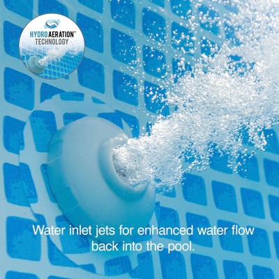  Intex 26647EG Krystal Clear 2800 GPH Sand Filter Pump For Above Ground Pools Bundled With OptiFlow 2 Pack Premium Pure Silica Filter Sand, 50 Lb Bags