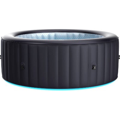  MSpa Aurora Round Bubble Spa With Thermal Cover 245 Gal 138 Electric 110 Volt AC Inflatable Hot Tub