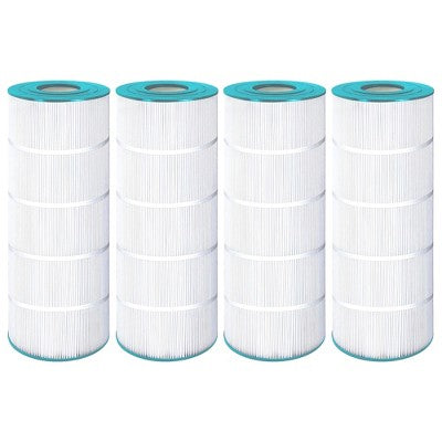  Hurricane 4 Pack HF8316-01 Advanced Pool Filter Cartridge Replacement For PXST150, Unicel C-8316, Filbur FC-1286, Hayward X-Stream CC1500
