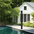  VEVOR Outdoor Solar Heated Shower, 9.25 Gallon Poolside Shower Kit With Shower Head And Foot Shower Tap, Double Buckle Fast Assembly W/ Pre-Drilled