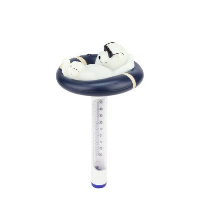  Northlight 8.25" Polar Bear Floating Swimming Pool Thermometer