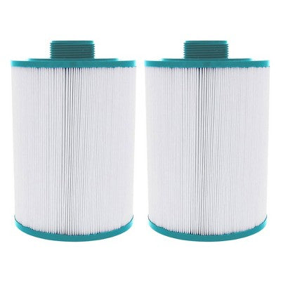  Hurricane 2 Pack HF4H23-01 Advanced Spa Filter Cartridge Replacement For PFF25TC-P4, Unicel 4CH-23, Filbur FC-2400, White