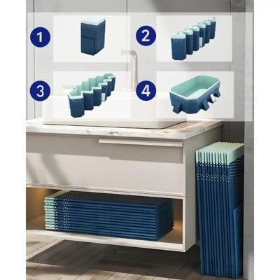  ORRD 2.1m PVC Folding Pool For Outdoor, Non-Inflatable Summer Bathing & Cooling Pool For Patio, Garden, Beach, 1200L Capacity
