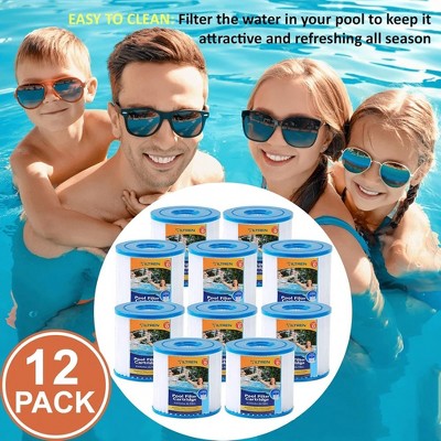  Filtren Pool Filter Cartridge Type D Filter Cartridge Replacement. (12 Pack)