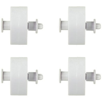  Pool Central Set Of 4 Replacement Wheels For Swimming Pool Vacuums 1.25"