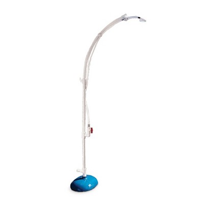  Pool Master Portable Poolside Standard Shower And Foot Rinse Station 81" - White/Blue