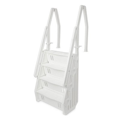  Vinyl Works IN Deluxe 32 Inch Adjustable In Step Above Ground Pool Ladder
