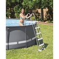  Intex Deluxe Pool Ladder With Removable Steps For 52" H Wall Above Ground Pool