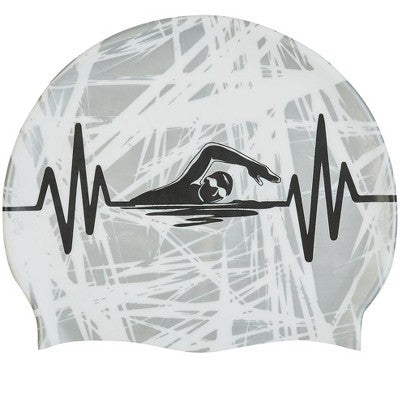  Sporti Swim Beat Silicone Swim Cap