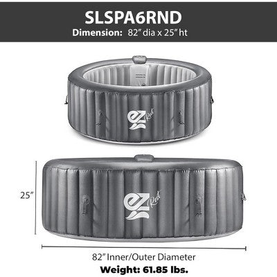  SereneLife Portable Round Infrared Sauna Spa