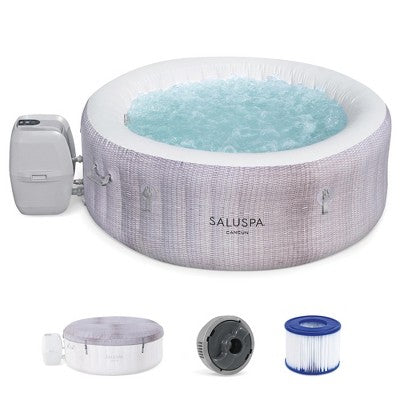  Bestway SaluSpa Cancun AirJet Inflatable Hot Tub With 120 Soothing Jets