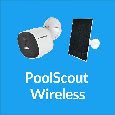  PoolScout: Wireless Pool Security Camera, Battery & Solar, Drowning Alarm