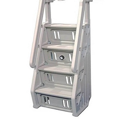  Vinyl Works IN Deluxe 32 Inch Adjustable In Step Above Ground Pool Ladder