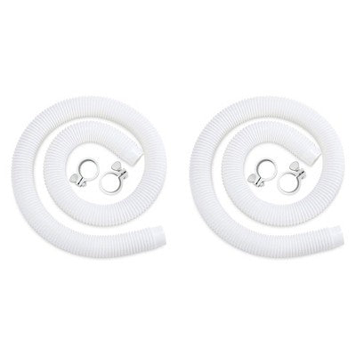  Funsicle P56000017 Universal Hose Kit, Replacement Hose For Above-Ground Pools, Hose With 2 Clamps, 59" Long X 1.5" Diameter, (2 Pack)