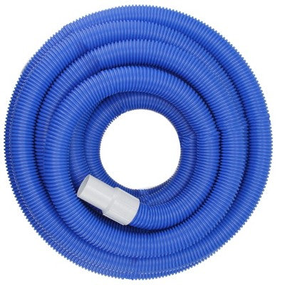  Pool Central Blow-Molded PE In-Ground Swimming Pool Vacuum Hose With Swivel Cuff 100' X 1.5" - Blue