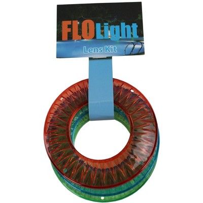  Colored Lens Kit FLOlight Jetlight Pool Wireless Return Light 3 Pack (12 Pack)