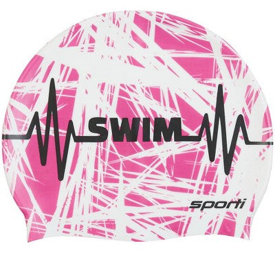  Sporti Swim Beat Silicone Swim Cap
