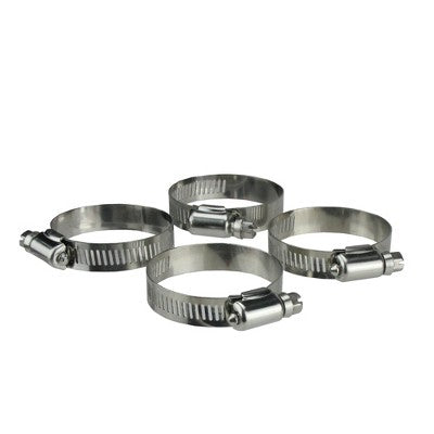  Northlight 2.75" Stainless Steel Adjustable Swimming Pool Hose Clamps - Set Of 4