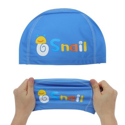  Unique Bargains Kid's Knitted PU Snail Swim Cap 1 Pc