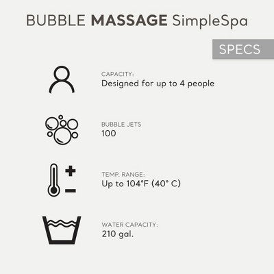  Intex SimpleSpa Bubble Massage Inflatable