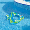  Pool Central 31" Green Inflatable Fish Children's Swim Ring Tube Float