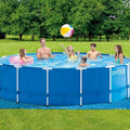 Intex 15' X 48" Metal Frame Round Above Ground Pool Set 6-pack Filters With Maintenance Kit