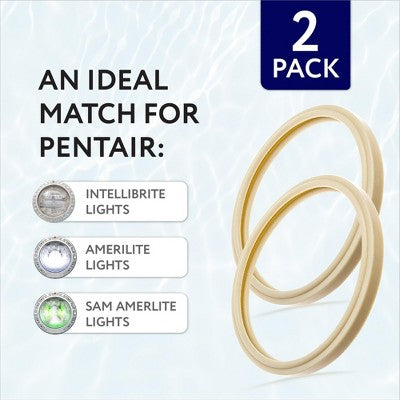  Impresa [2 Pack] Light Lens Gasket For Pentair 8 3/8" 79101600Z
