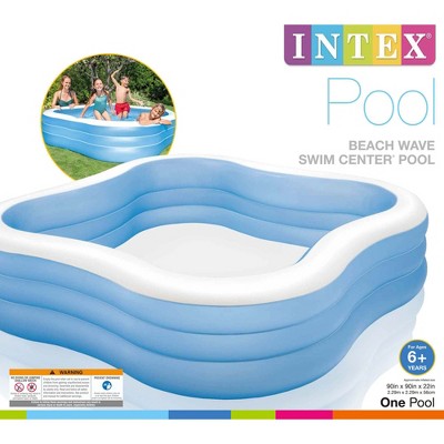  Intex 57495EP 90" X 90" X 22" Swim Center Family Pool Assorted Colors